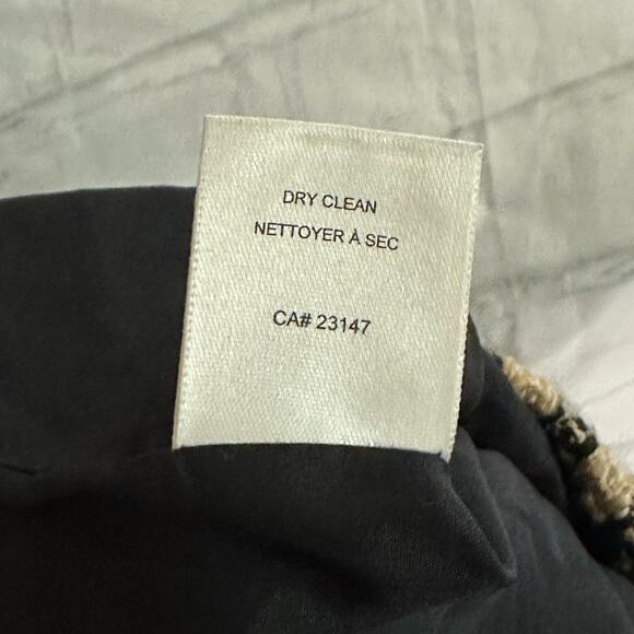 Talbots Black and Brown Houndstooth Wool Blend Skirt Suit, Size 4p, Pre-owned - Picture 9 of 9